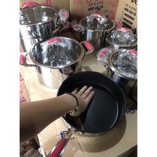 Bộ nồi từ cao cấp Arber RUBY 7 Món - RUBY