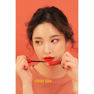 Son kem 3ce velvet lip tint màu đỏ cam