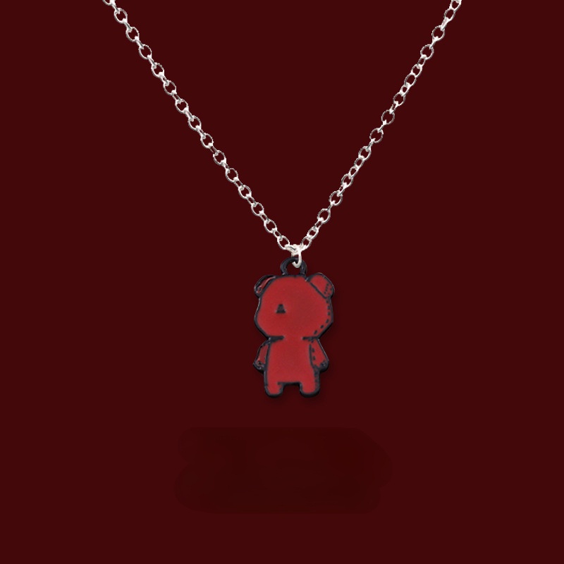 Vòng cổ Mặt Hình Gấu Phi Hành Gia Mặt Cười Ngôi Sao Ma Quỷ Hoạt Hình Ngọt Ngào