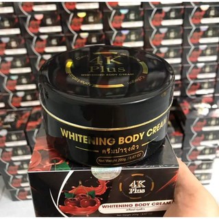 Kem Body Dưỡng Trắng Da Chống Nắng 4K Cherry 200gr – Chính Hãng