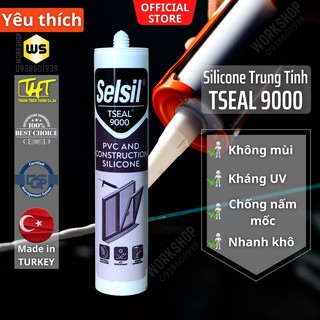Keo silicone trung tính cao cấp chống nấm mốc, kháng UV Selsil Tseal 9000 ( Nhập Khẩu Thổ Nhĩ Kỳ )