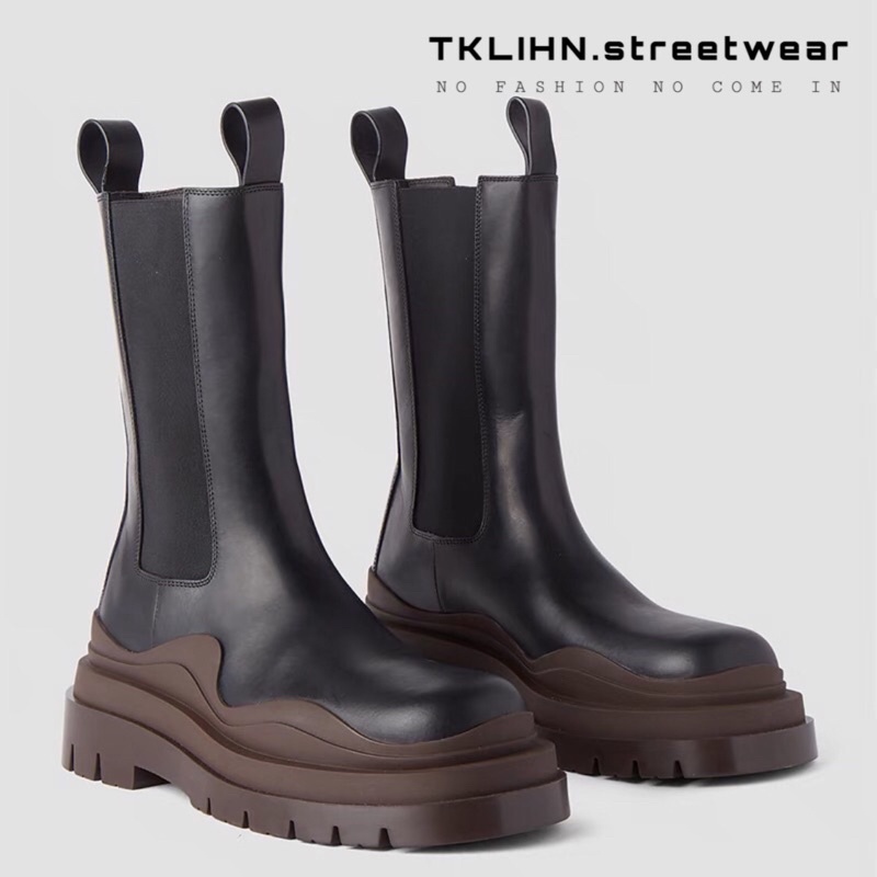 TKLIHN Giày BOOTS cao cổ ulzzang thiết kế đế bằng độc lạ cá tính HOT FASHION 2021 KÈM 2 ẢNH THẬT CUỐI