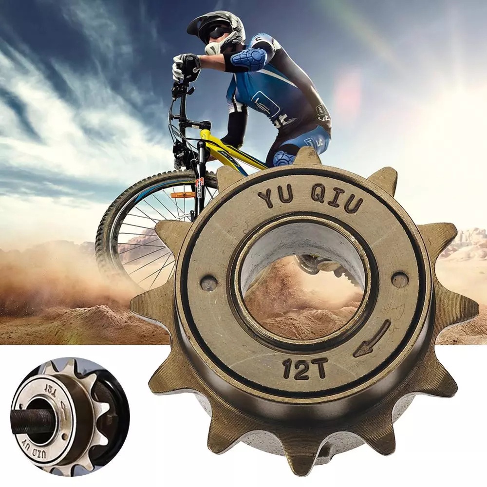 ADAMES Bicycle Accessories Bike Freewheel Sprocket Bicycle Parts Bicycle Freewheel Single Speed Freewheel Cycling 34MM Bike Gear 12T/14T/16T Electric Bicycle Sprocket Bicycle