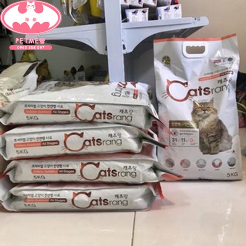 Thức ăn hạt Catsrang chất lượng số 1 Hàn Quốc túi 5kg dạng bao tiết kiệm - PETMEO