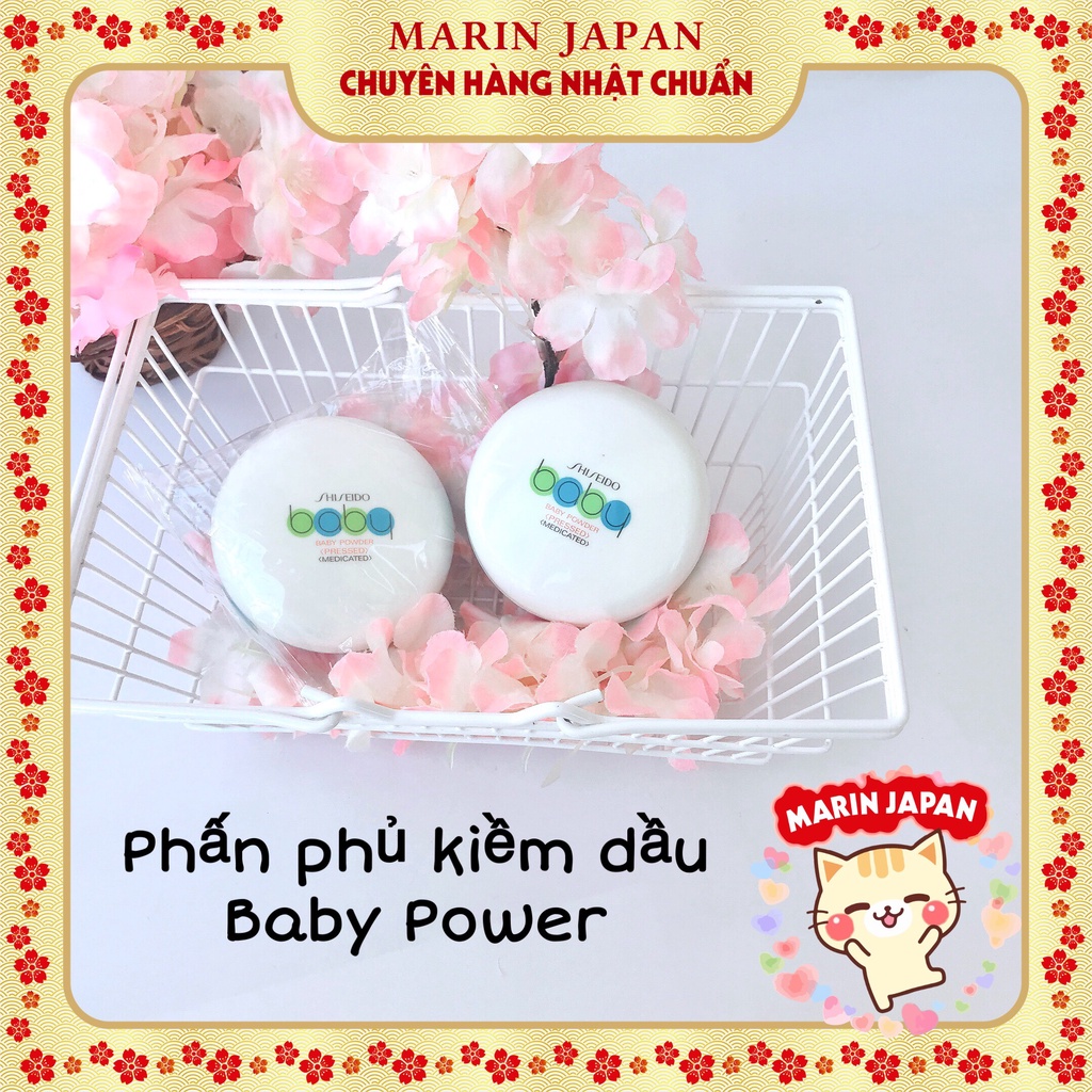 (Chuẩn siêu thị,có bill)Phấn rôm Phấn phủ nén kiềm dầu Shiseido Baby Powder 50gr