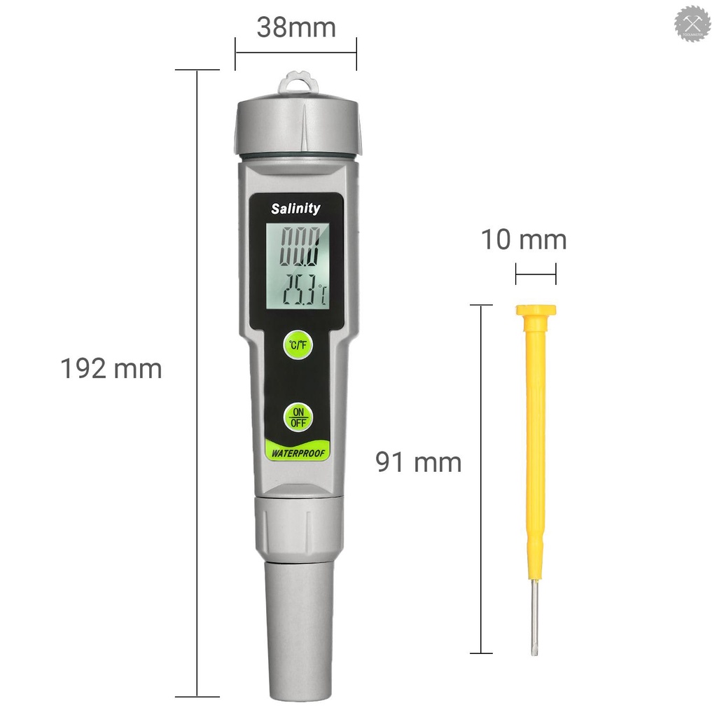 Bút đo nồng độ muối 2 trong 1 chống thấm nước