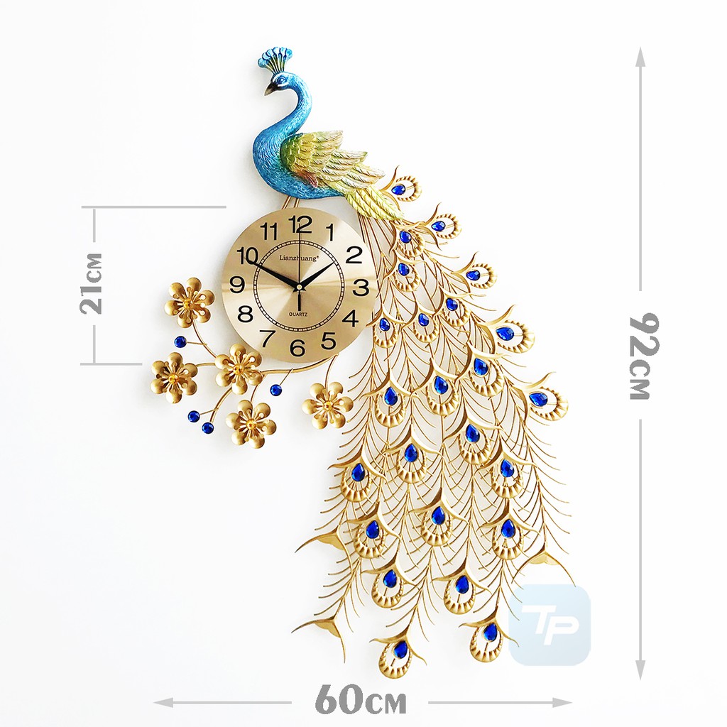 Đồng Hồ Treo Tường Chim Công 32