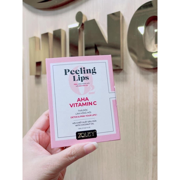 Peel Môi Khử Thâm Zoley Làm Hồng Môi PeeLing Lips AHA