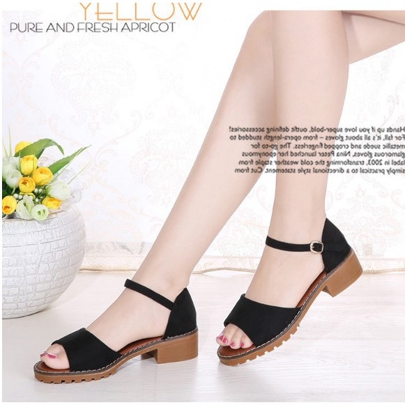 Giày sandal MYS quai ngang đế chiến binh SD0108