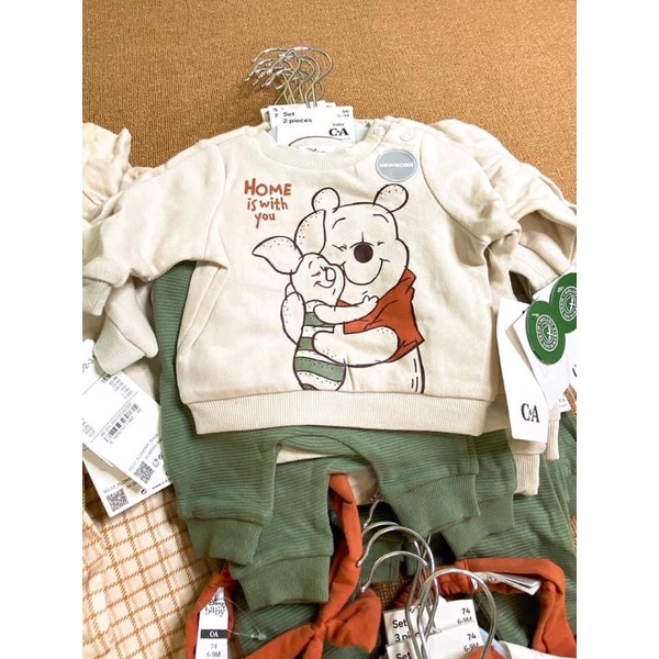 Set nỉ C&A dư xịn bé trai, bé gái