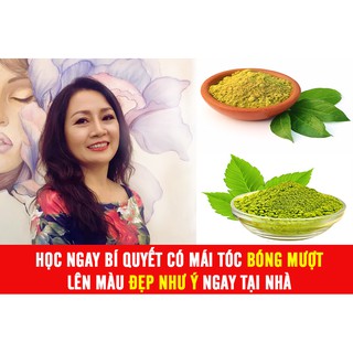 Bột Lá Nhuộm Tóc Ogatic Màu Xanh Chàm