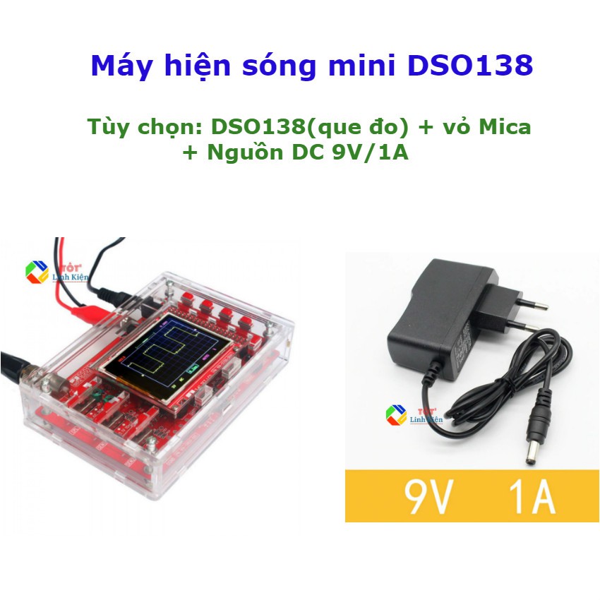 Máy Hiện Sóng Mini Digital Oscilloscope DSO138 Màn TFT 2.4&quot;