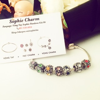 [Sophie Charm] Charm hoa tháng sinh nhiều màu