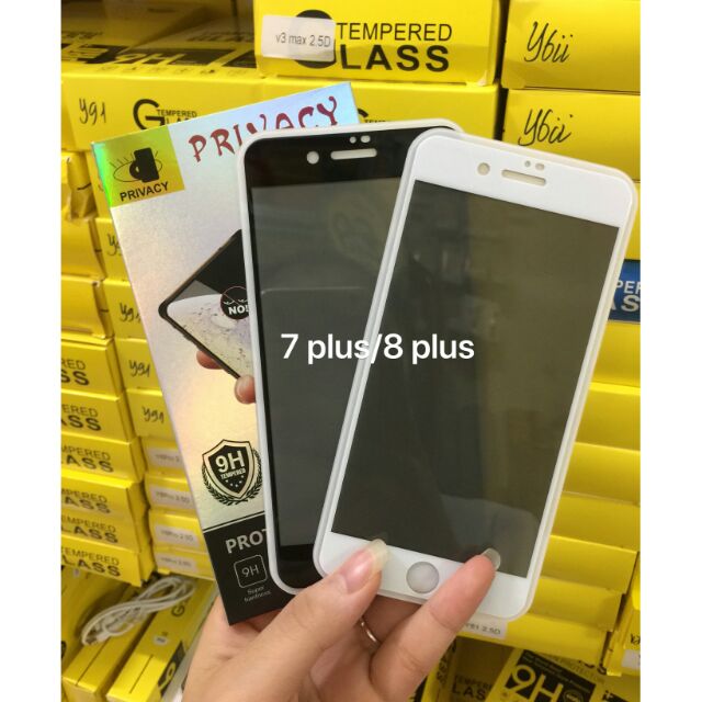 💯Kính chống nhìn chộm iphone 7 plus/8plus siêu hot🔥