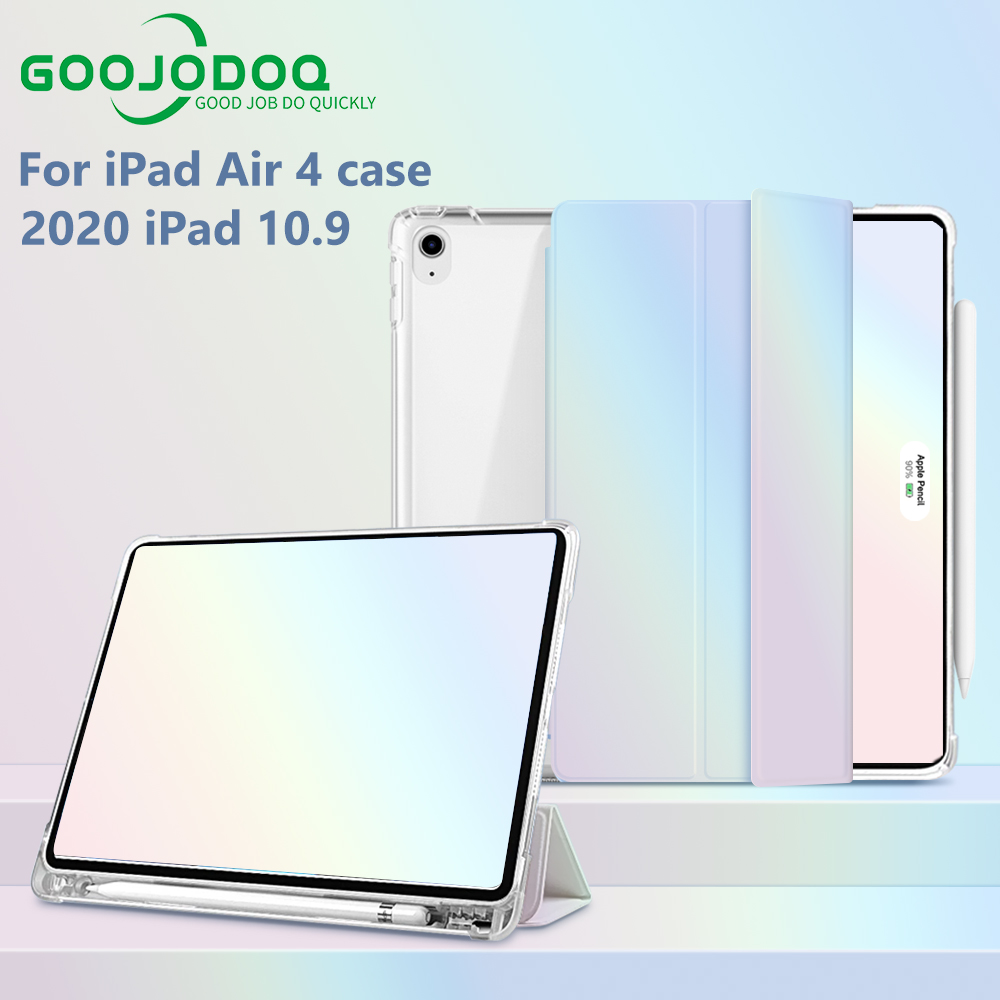 Vỏ Bảo Vệ GOOJODOQ Cho Ipad Air 4 10.9 Pro 11 2020 2018 10.2 Ipad Air 2 3 Mini 4 5 Thế Hệ 6 7 8