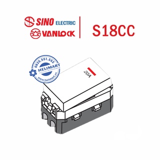 Công tắc 20a dành cho mặt thiết bị s18cc - sino vanlock