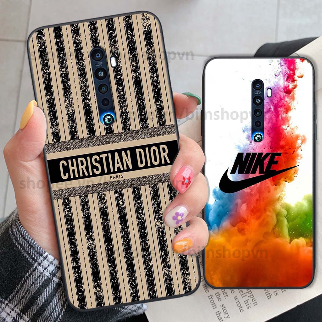 Ốp Oppo Reno 2f / Reno2 F in hình thương hiệu nhiều màu sắc thể thao cá tính thời trang