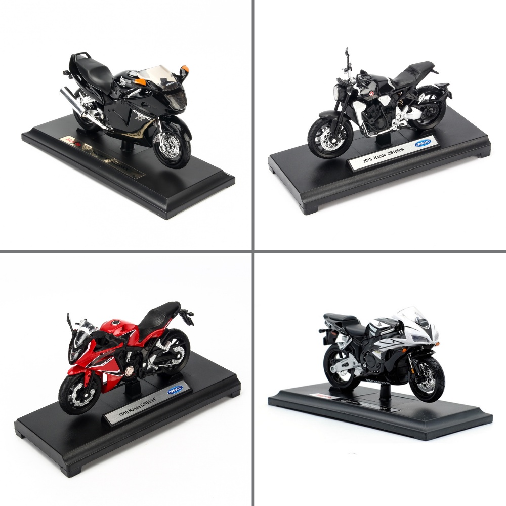 Mô hình xe moto Honda CB1000R, CB500F, CBR650F, CBR1100XX 1:18