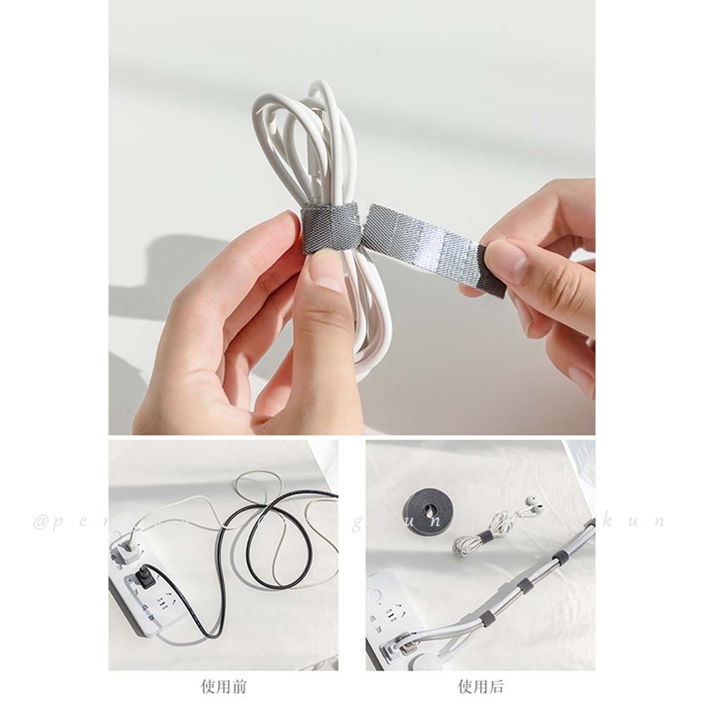 Kẹp Cố Định Dây Cáp Sạc / Tai Nghe Chống Rối Tiện Dụng