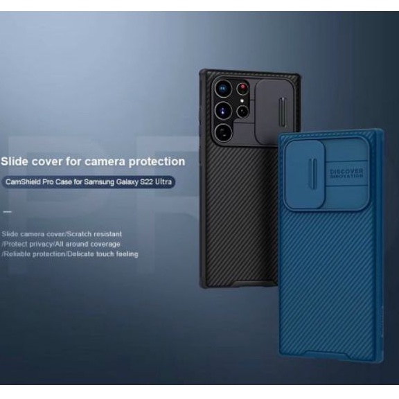 Ốp lưng bảo vệ camera Nillkin CamShield Pro cho S23,S23 PLUS,S23 ULTRA S21 FE , S22 Plus, S22 Ultra nắp trượt che camera