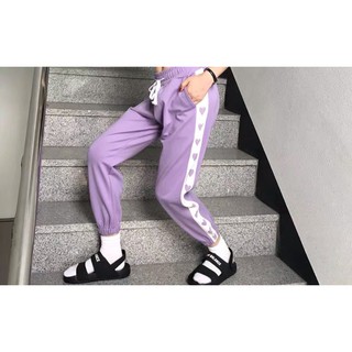 Quần Nỉ Một Sọc Phối Tim