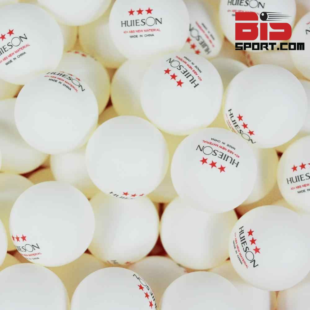 Quả Bóng Bàn Tập Luyện Hueison Cao Cấp Chuẩn 3 sao 40+ - Hàng Chính Hãng