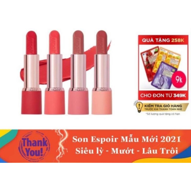 💋 Son Espoir Lipstick No Wear Chiffon Matte💋