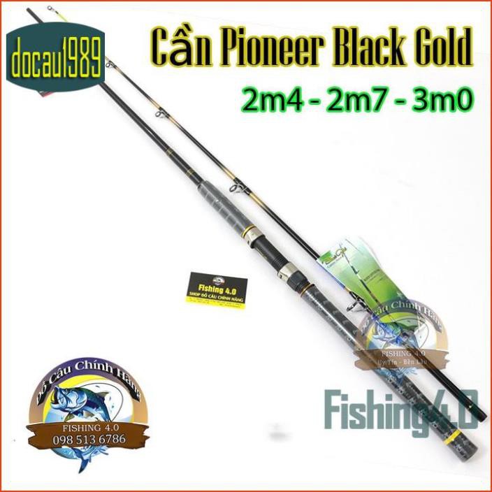 Cần Câu Siêu Bạo Lực Pioneer Black Gold - Nhấc Bổng 6kg tải cá 15-17kg - 2m4 - 2m7 - 3m docau1989