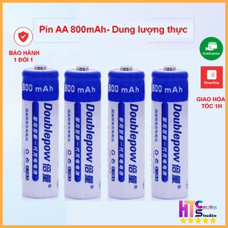 Mua Hộp 8 viên pin tiểu AA 800mAh sạc lại DoublePow (chính hãng) + Sạc DoublePow DP-U82