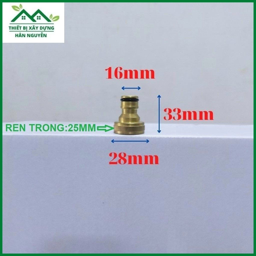 Đầu lọc nước đầu vào máy rửa xe Ren 25mm