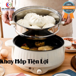 Nồi Lẩu Mini Cắm Điện Đa Năng Lớp Chống Dính Teflon Cao Cấp Tặng Kèm 7 Món Siêu Tiện Lợi NL02
