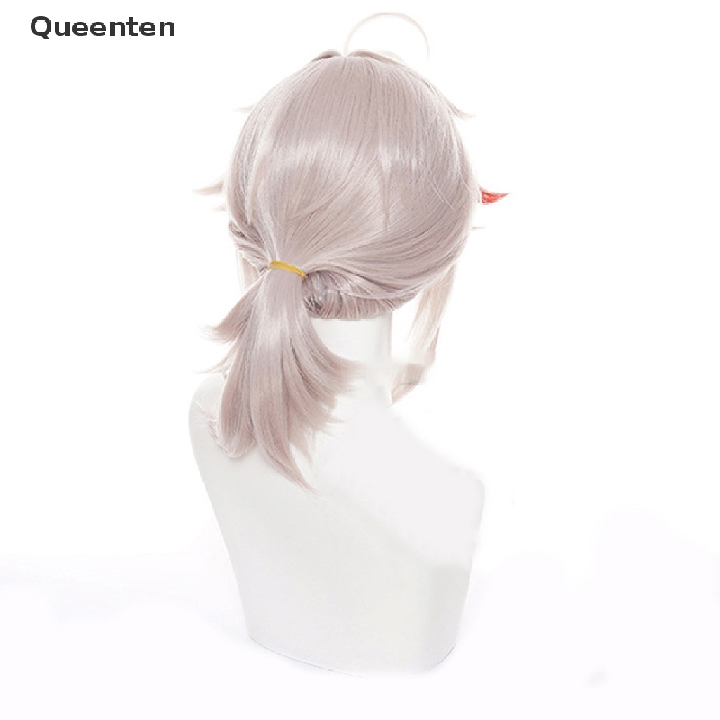 Tóc Giả Màu Be Gradient Hóa Trang Nhân Vật Game Queenten