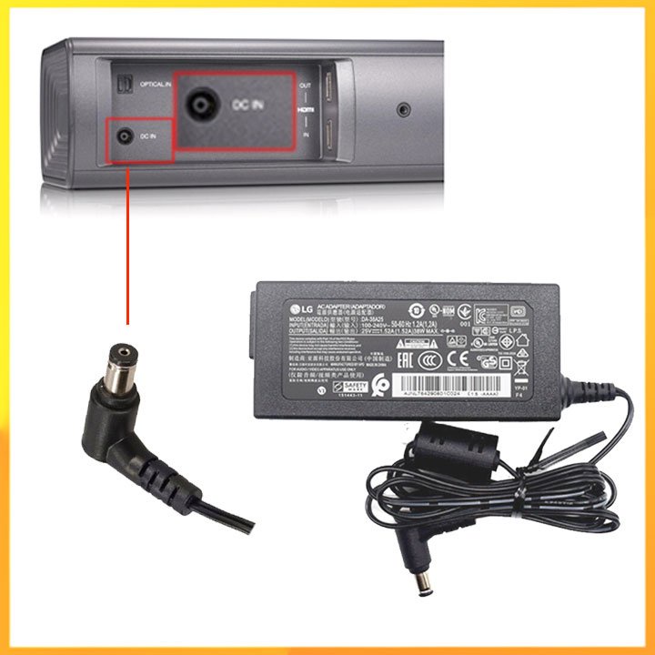 Bộ đổi nguồn loa LG 25v 2a / 1.52a