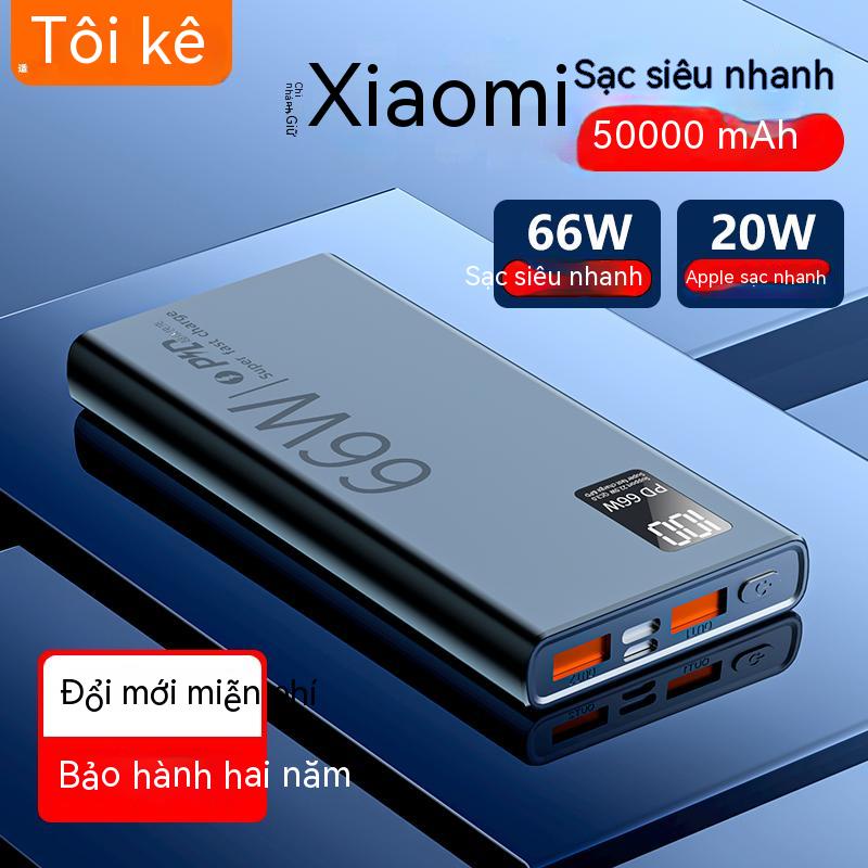 Pin Sạc Dự Phòng 66w 30000 / 50000mAh Phù Hợp Cho Điện Thoại Apple Xiaomi Huawei