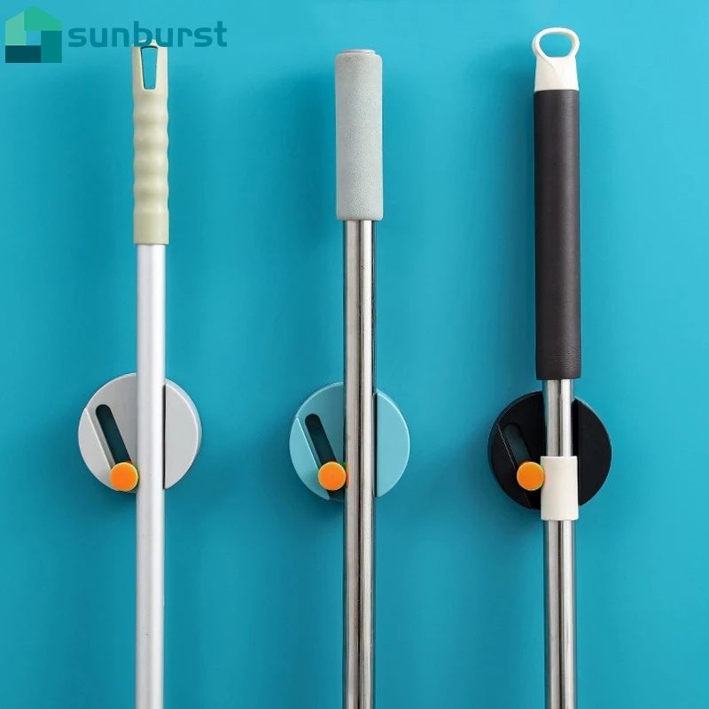 Móc treo cây lau nhà tự dính không để lại dấu vết điều chỉnh được đa năng