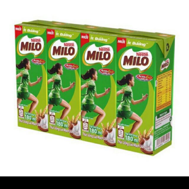 VỈ 4H MILO Lúa Mạch 180ml