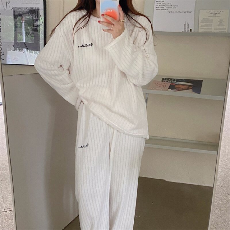 [ORDER] [CHÍNH HÃNG] Bộ đồ ngủ nữ san hô nỉ ấm áp | BigBuy360 - bigbuy360.vn