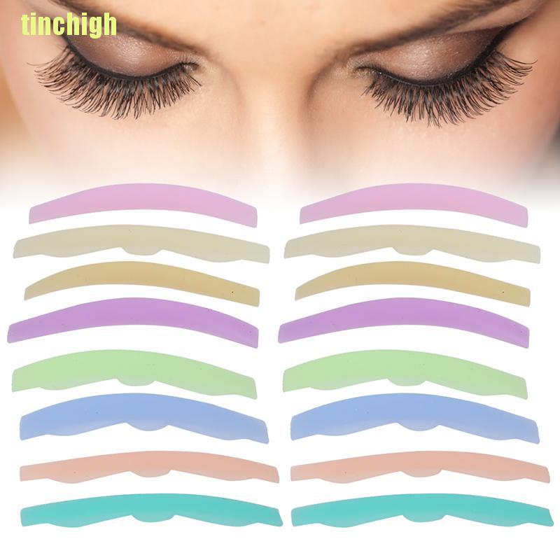 Set 8 Cặp Đệm Silicon Hỗ Trợ Nối Mi Tiện Lợi Chất Lượng Cao