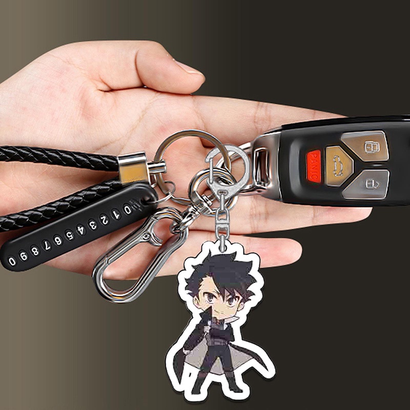 Móc khóa nhựa acrylic hình nhân vật phim Anime Moriarty The Patriot