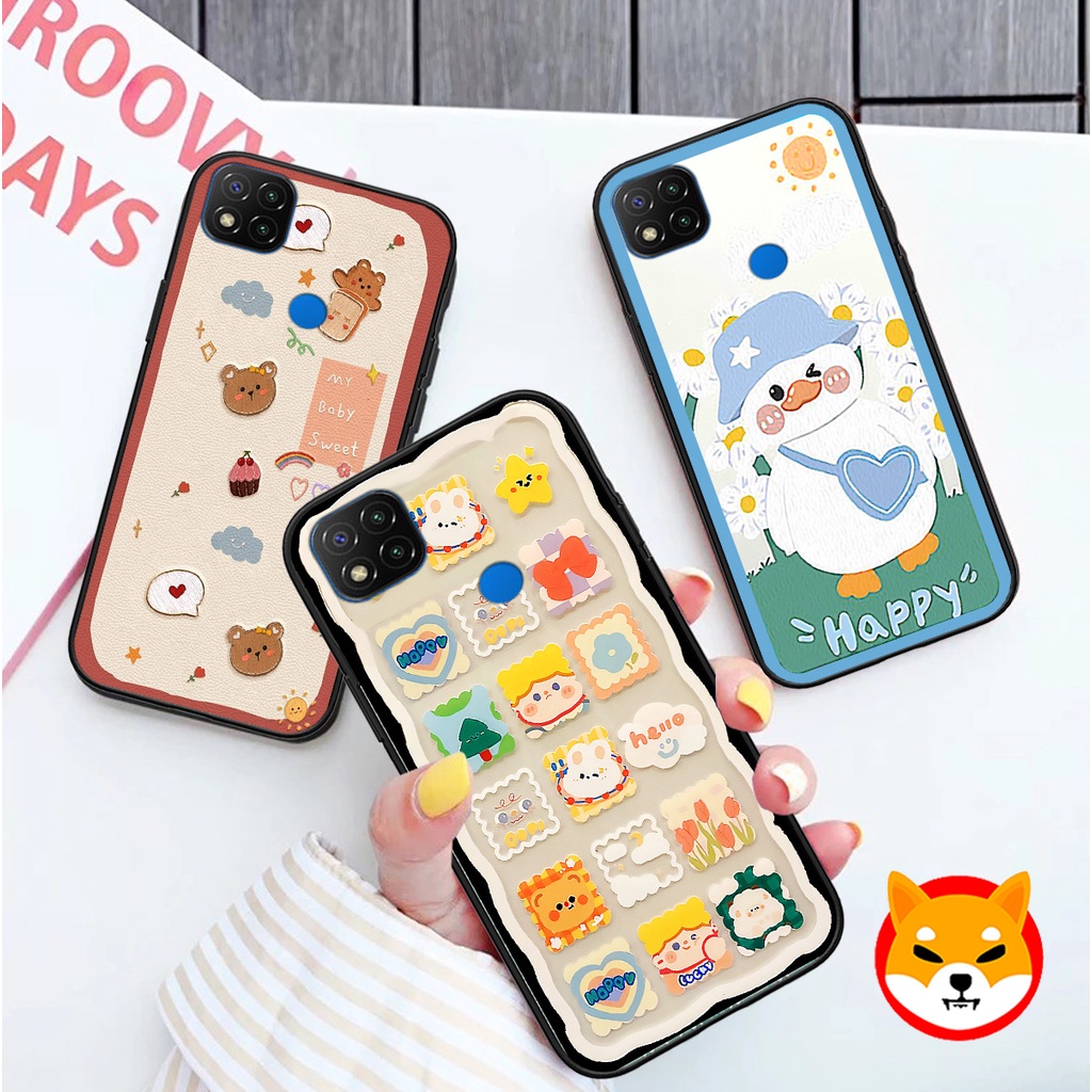 Ốp Xiaomi Redmi 9C / 9T in hình gấu , trái tim , vịt cute duck dễ thương