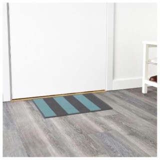 Thảm cửa ra vào 44x66cm màu xanh, ghi