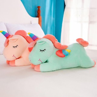 [Sale 38%] Gối ôm Gối hình kì lân dễ thương kèm chăn mềm mại, không bị xù lông 9163