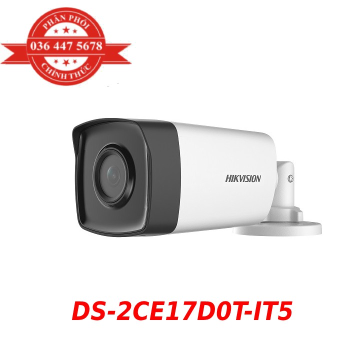 Camera hồng ngoại 2.0 Megapixel HIKVISION DS-2CE17D0T-IT5 - Hàng Chính Hãng