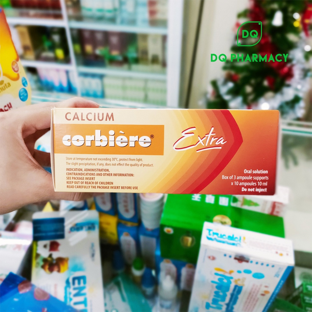 Calcium Corbiere Extra, bổ sung Canxi hỗ trợ phòng ngừa loãng xương hộp 30 ống