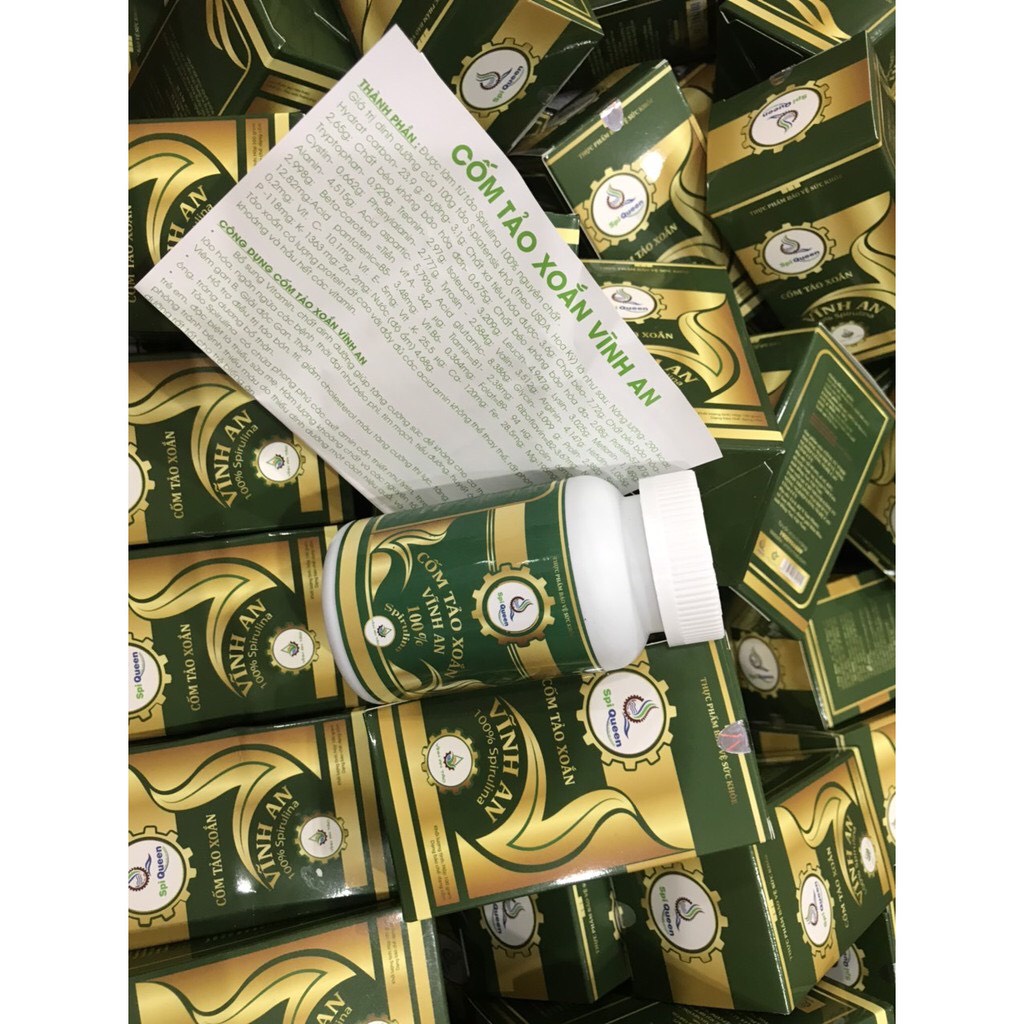 Cốm Tảo Xoắn Vĩnh An - Thực Phẩm Xanh Đủ Chất Hữu Cơ Chiết Xuất Từ Thiên Nhiên Giàu Dinh Dưỡng