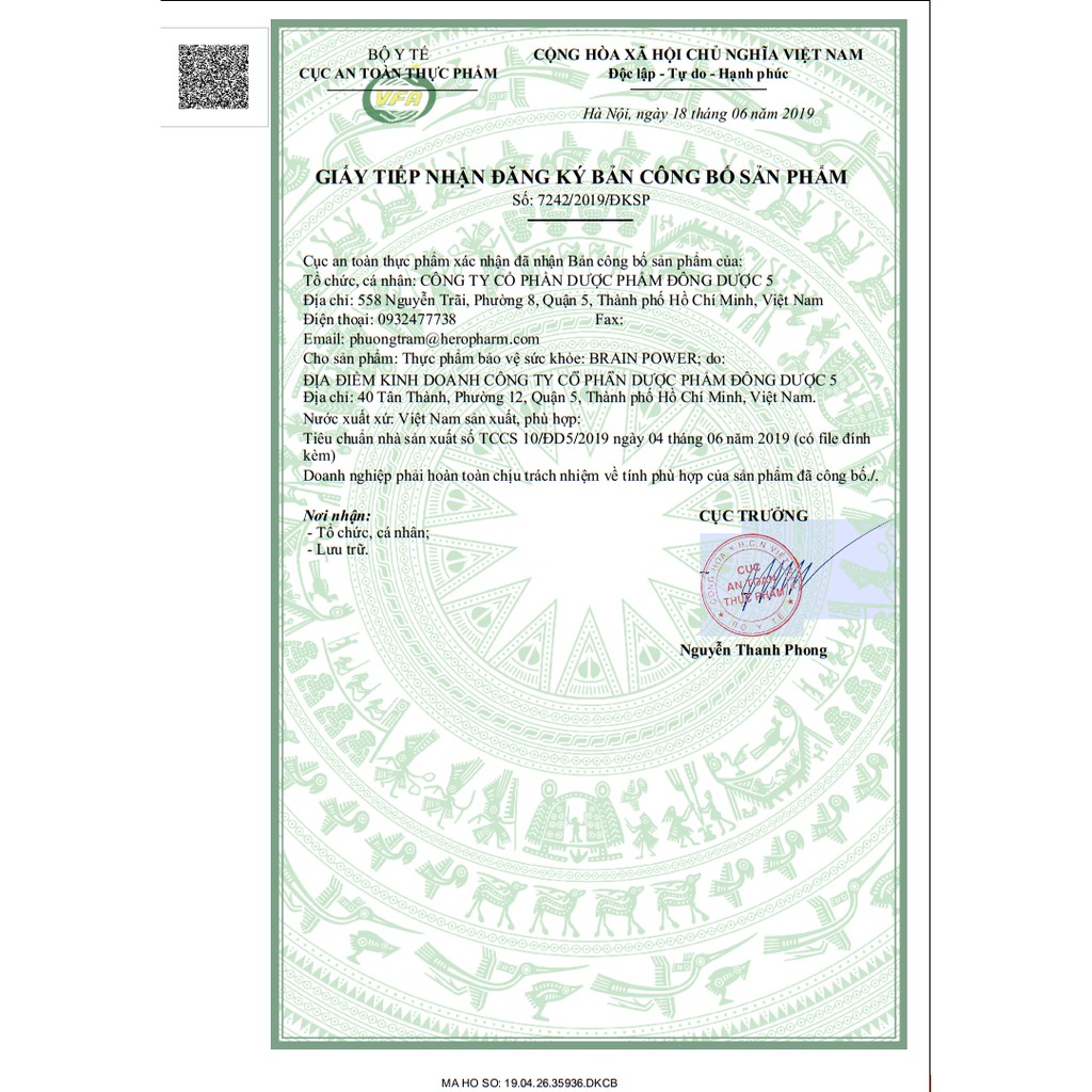 Hoạt huyết dưỡng não (30 viên/hộp) mẫu mới | Thế Giới Skin Care