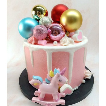 Set 3 quả châu trang trí bánh kem sinh nhật