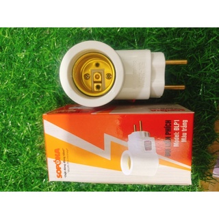 Đui đèn có công tắc E27 SOPOKA Kèm Bóng búp trụ siêu sáng