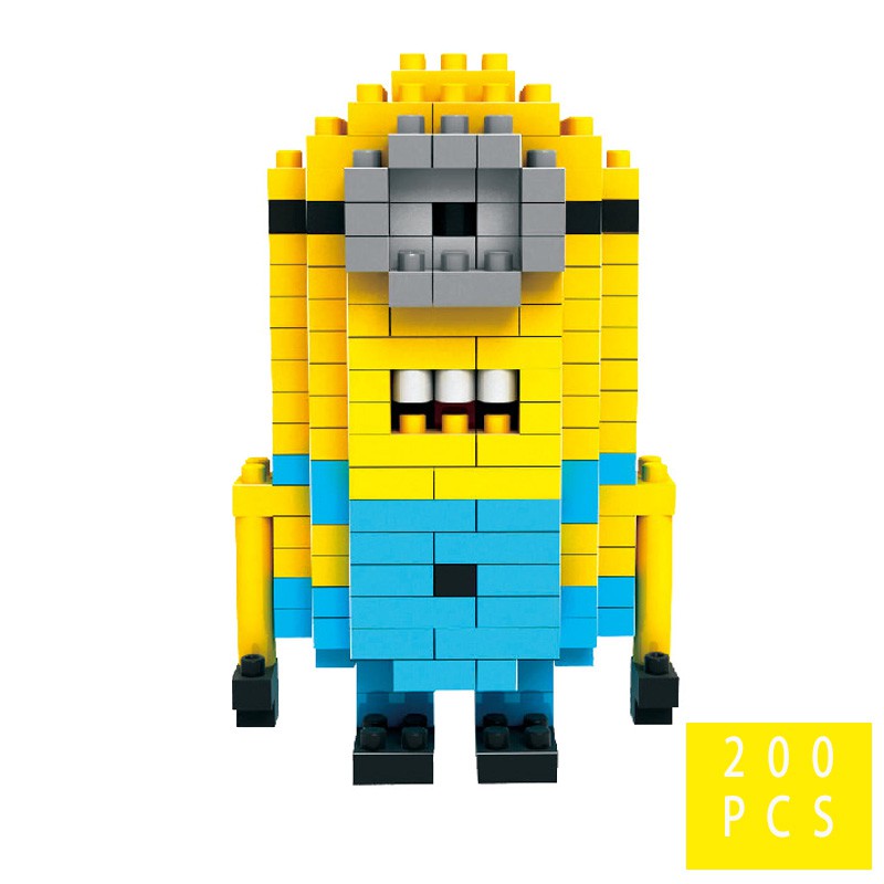Mô Hình Đồ Chơi Lắp Ráp Mini Hình Minion Xinh Xắn Cho Bé
