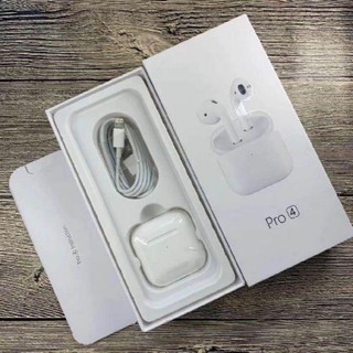 Tai nghe Airpod Pro 4 Blutooth 5.0 TWS Đàm thoại, âm thanh sắc nét, đổi tên và định vị chuẩn 2020 [RẺ VÔ ĐỊCH]